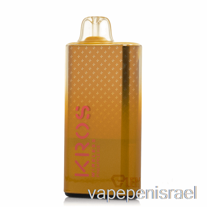 חד פעמי Vape Israel Kros Wireless 9000 קרח אננס חד פעמי